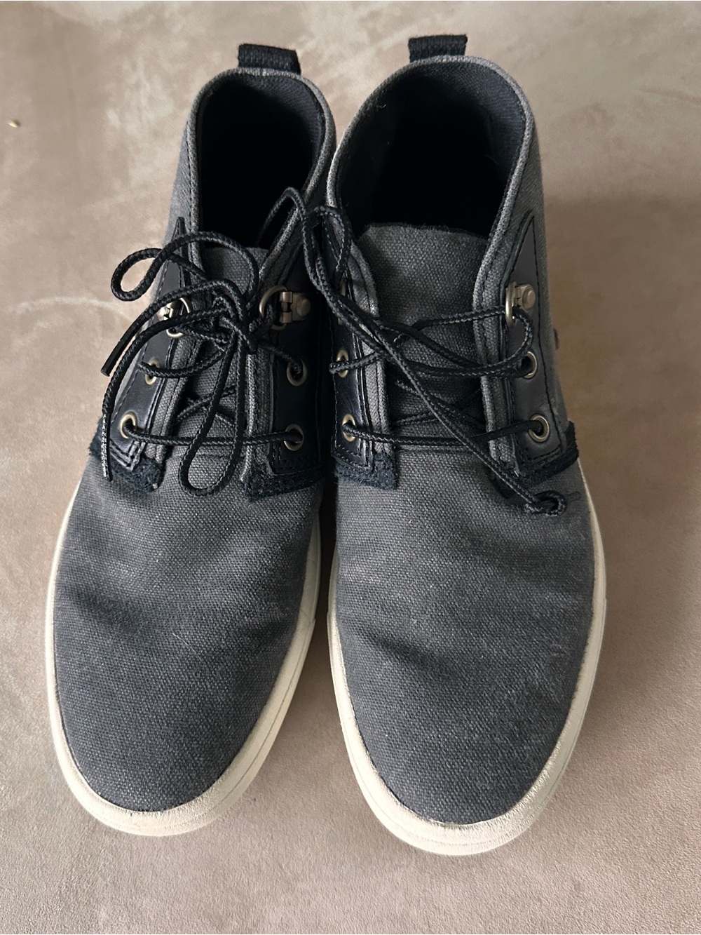Timberland SensorFlex Chukka Sneakers Black Canvas Women’s Size 7.5